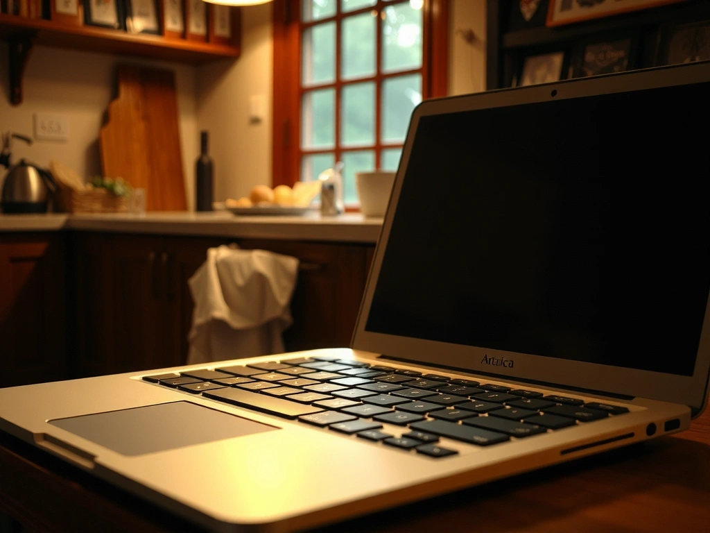 Laptop am Arbeitsplatz — für den Kontakt zum Datenschutz